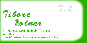 tiborc molnar business card