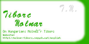 tiborc molnar business card